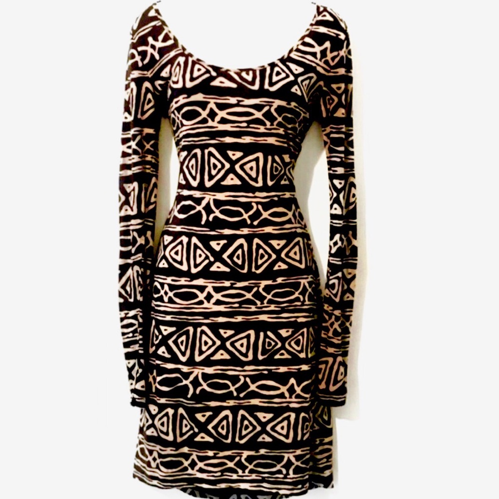 Cotton Knit Long Sleeve Dress ✨HP✨ - Picture 4 of 4